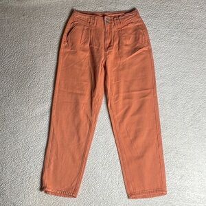 Pleated denim Jeans Peach Size Small